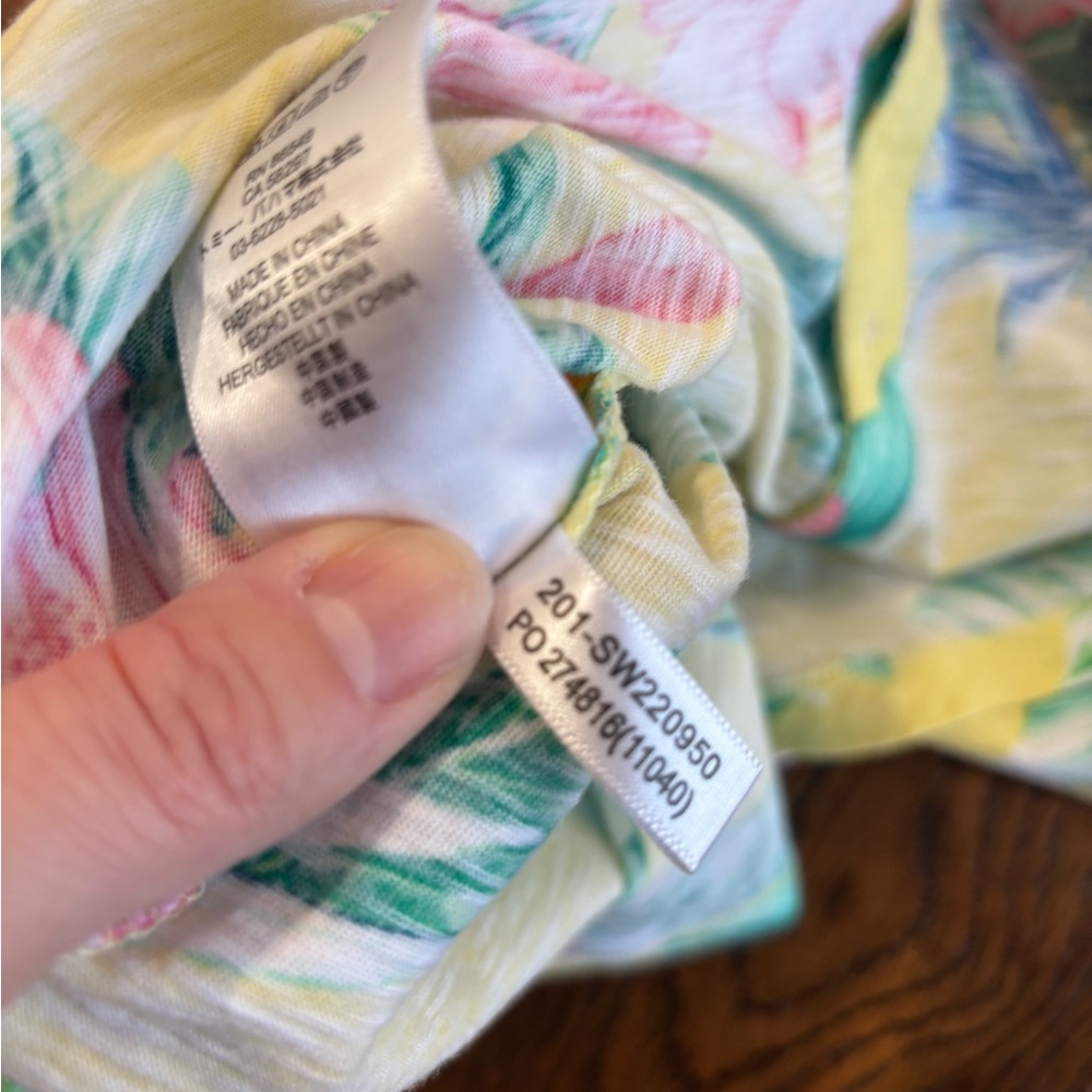 Tommy Bahama women's sleeveless blouse Small - Picture 9 of 11